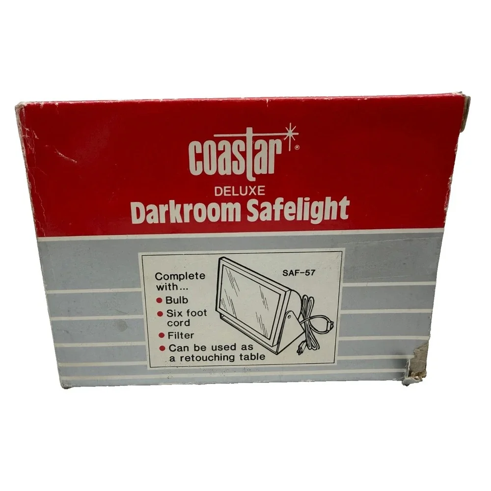 COASTAR Multi-Purpose‎ Darkroom Safelight Lamp Box VTG Photography Light SAF-57